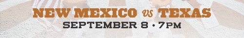 New Mexico vs Texas | September 8 at 7PM