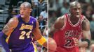 Kobe Bryant and Michael Jordan