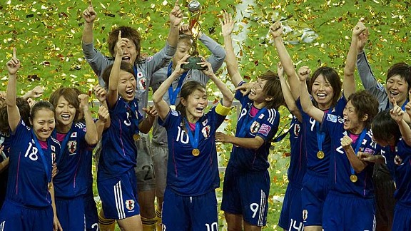 Top of the world: After a chilling year for their home country, Japan are Women's champions of the world