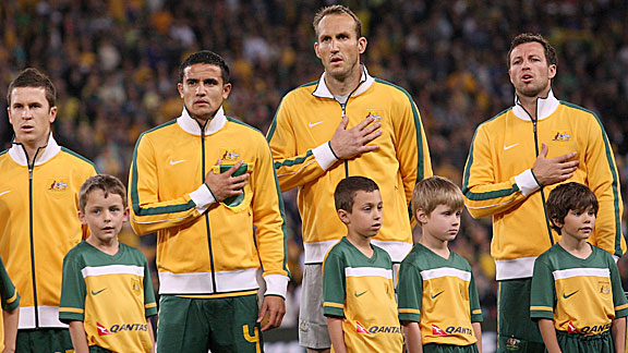 Lucas Neill led Australia to a narrow victory