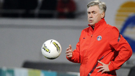 Carlo Ancelotti PSG 