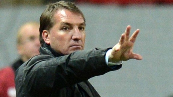 Brendan Rodgers watched his side go down in Russia