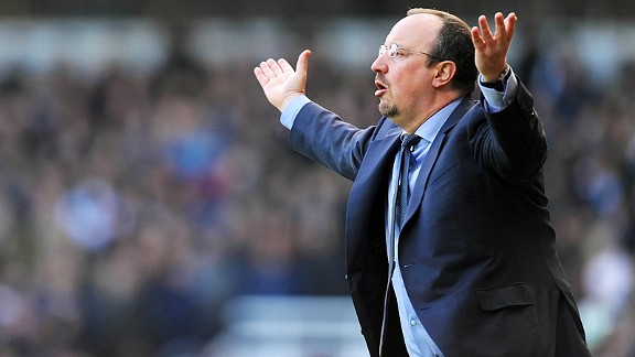 Rafael Benitez is exasperated on the touchline against West Ham