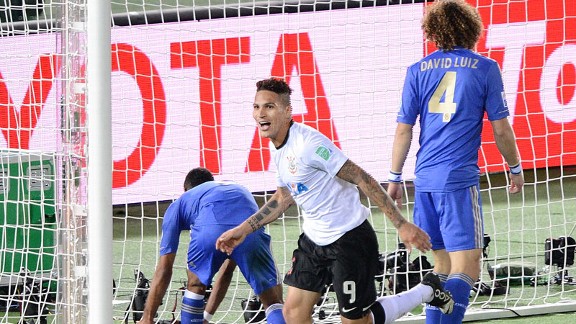 Paolo Guerrero celeb v Chelsea