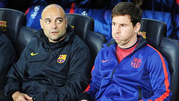 Lionel Messi was only fit enough for the bench against PSG