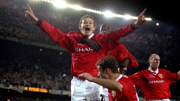 Ole Gunnar Solskjaer scored the goal that gave Manchester United the Champions League in 1999