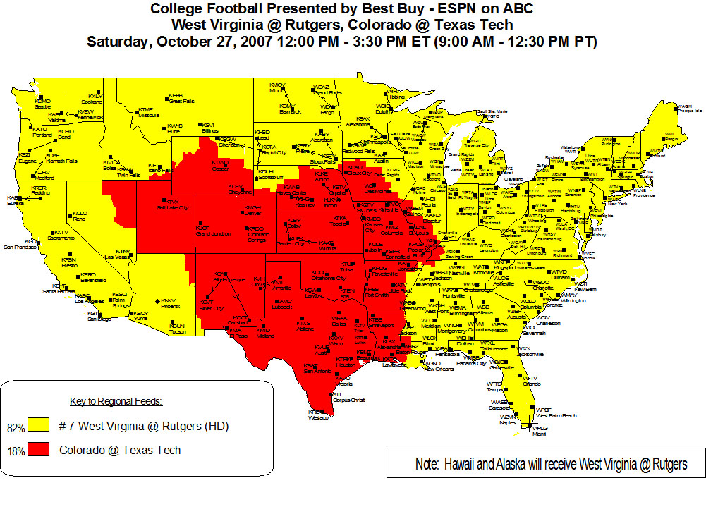 espnu map