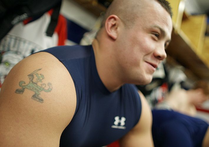 From the tattoo on his right arm to his on-ice persona, everything about 