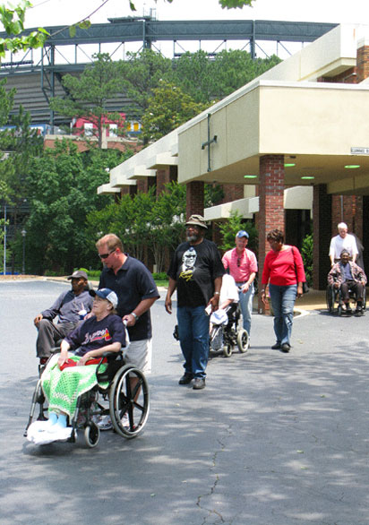 Wheelchair parade