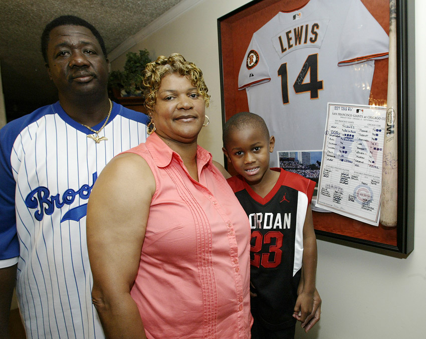 Levion, Vivian and Caleb Lewis