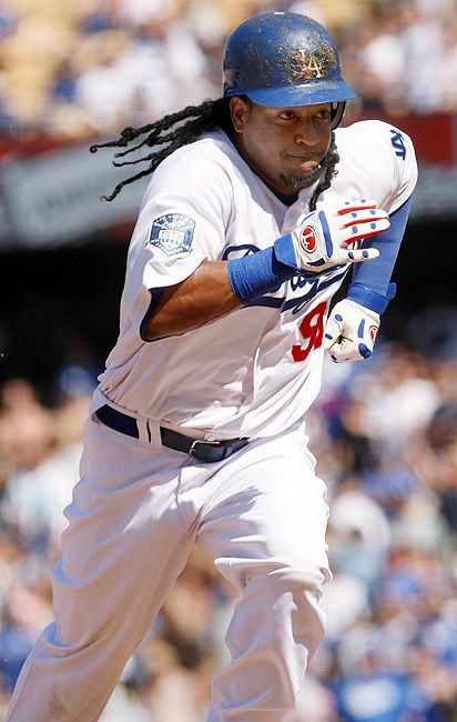 Manny Ramirez hitting