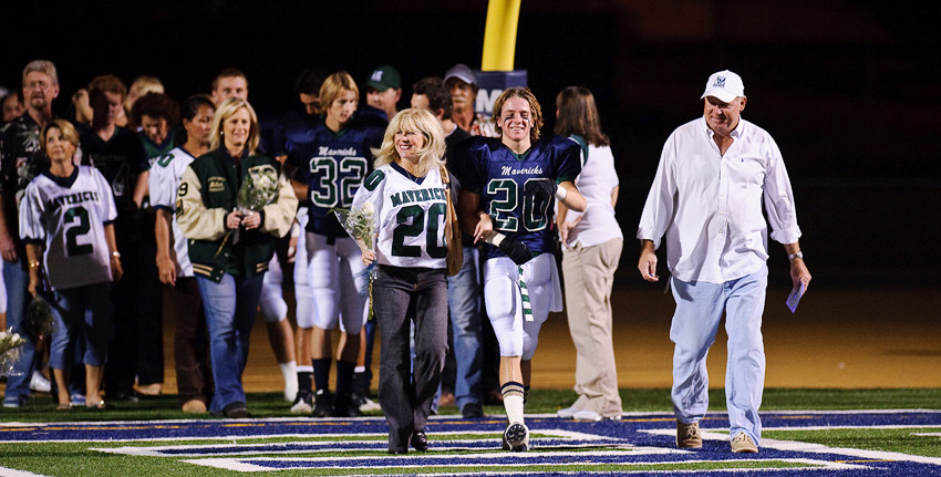 Connor with parents