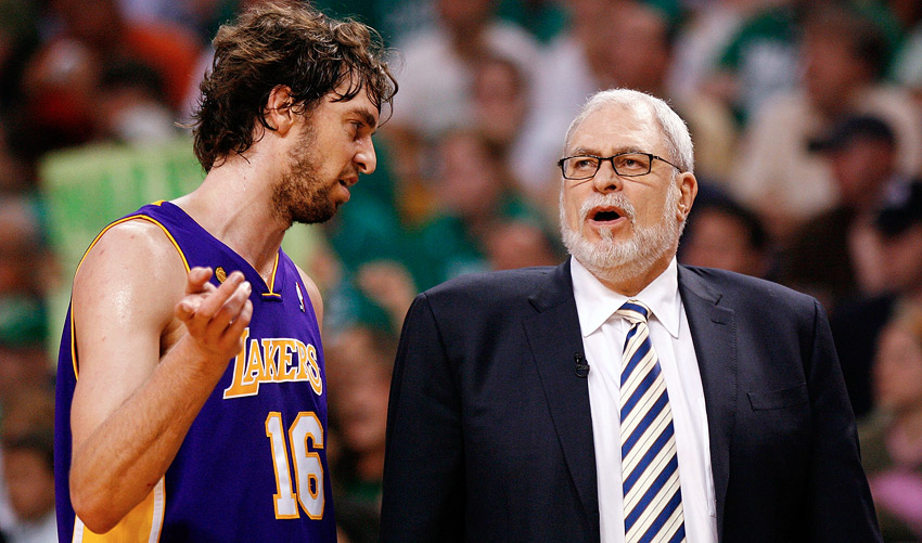 Pau Gasol, Phil Jackson