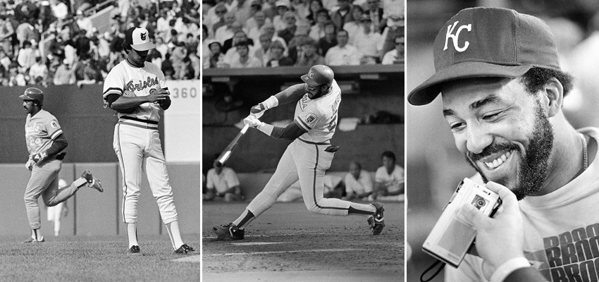 Willie Mays Aikens in action