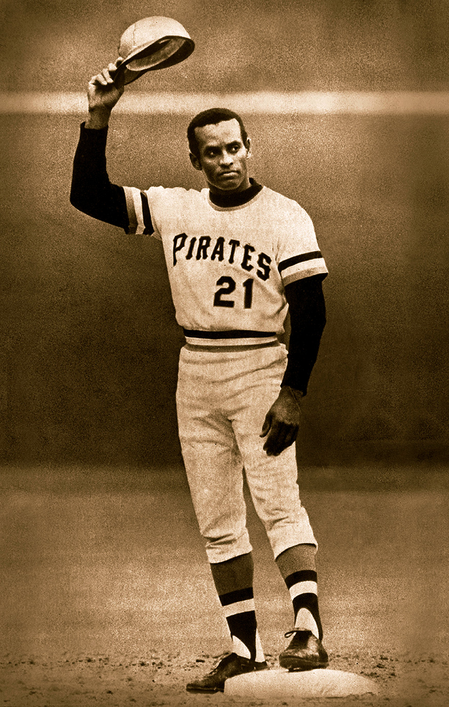 World Series, Pittsburgh Pirates Roberto Clemente during game vs