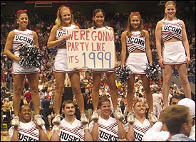 UConn Cheerleaders Game Of The Night: Pittsburgh v. UConn
