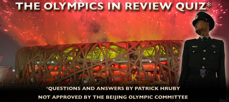 Olympics in review quiz