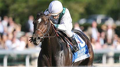 Country Star wins the Darley Alcibiades Stakes in October.