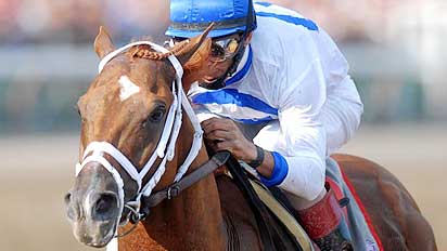 Lawyer Ron wins the Grade 1 Whitney Handicap at Saratoga in August.