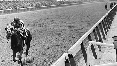 Secretariat won the 1973 Belmont Stakes by 31-lengths.