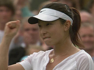 Zheng Excited After Upsetting Top-Seeded Ivanovic Zheng Excited After Upsetting Top-Seeded Ivanovic