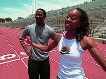 ESPN Magazine : The Mag : Aaron Ross and Sanya Richards Sweat Spot