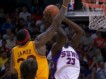 LeBron’s Monster Block Vs. Suns