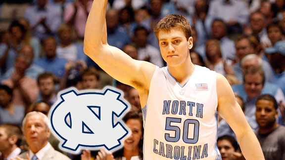 UNC Tyler Hansbrough Layout
