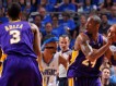 Lakers Lead Magic, 56-46, At Halftime