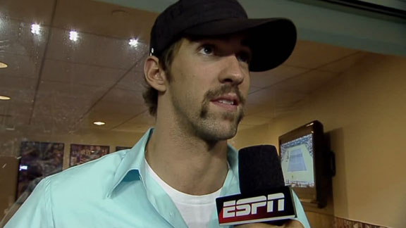 Michael Phelps Stops By The US Open