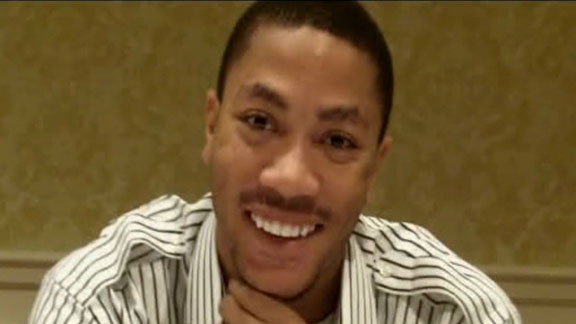 derrick rose all star 2010. Derrick Rose talks about his