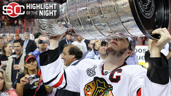 Chicago Wins 4-3 in OT, Claims the Stanley Cup Chicago Wins 4-3 in OT, Claims the Stanley Cup