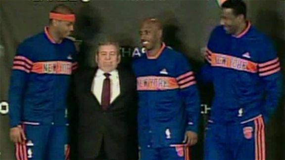 new york knicks carmelo anthony and amare stoudemire. Carmelo Anthony on joining the