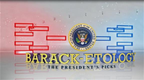 barack obama bracket picks. President Barack Obama makes