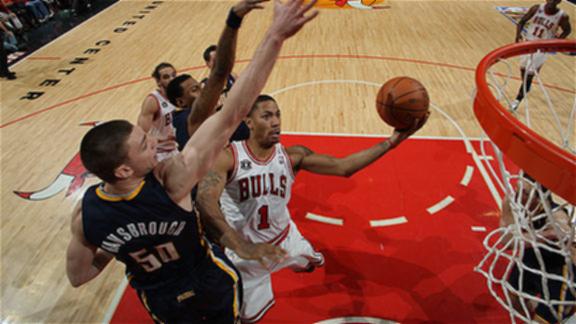 derrick rose dunks on pacers. derrick rose dunks on pacers.