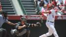 Trout batea para ciclo y Angels blanquean