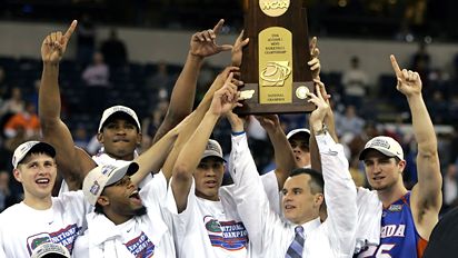 Billy Donovan and Florida players