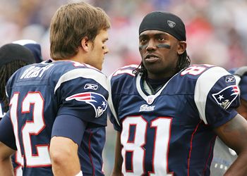 Randy Moss and Tom Brady