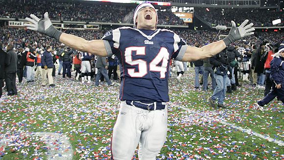 football players running. Tedy Bruschi: Football Player