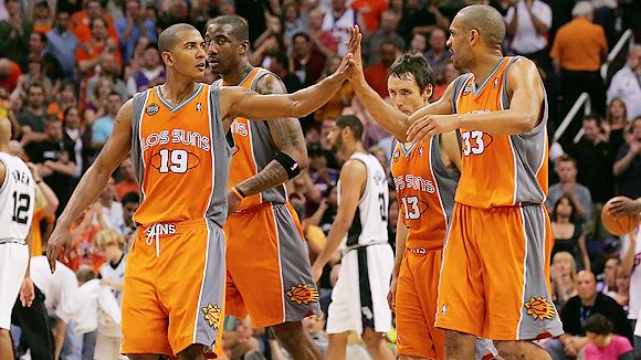 the Phoenix Suns celebrate