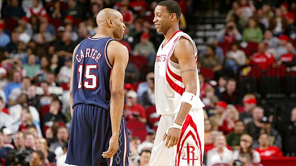 tracy mcgrady and vince carter raptors. Cousins Vince Carter and Tracy