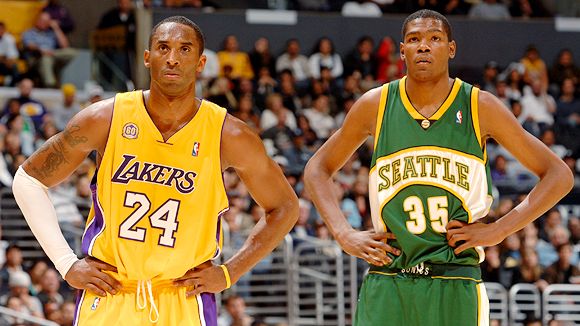 If Kobe Bryant and Kevin Durant look serious to you, that's probably because 