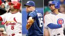 Albert Pujols, Ben Sheets and Derrek Lee
