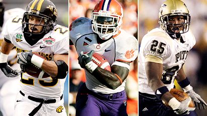 Damion Fletcher, James Davis and LeSean McCoy