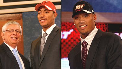 Derrick Rose and Michael Beasley