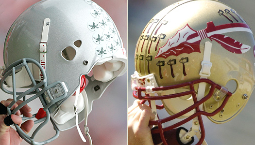 Ohio State Football Helmet Sticker. Helmet Clash: Ohio State vs.