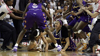 Candace Parker and Plenette Pierson