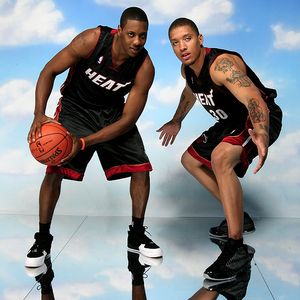 Michael Beasley and Mario Chalmers