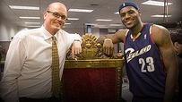 Scott Van Pelt and LeBron James