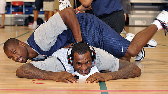 Dwyane Wade and LeBron James